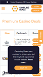 Mobile Screenshot of gamblingdeals.com